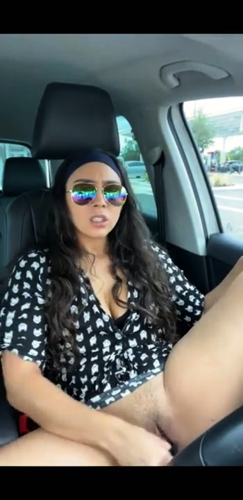 Luscious Brunette Milf Taking A Trip To Orgasm In The Car Video at