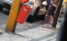 Shameless Couple Fucking In The Street In Broad Daylight