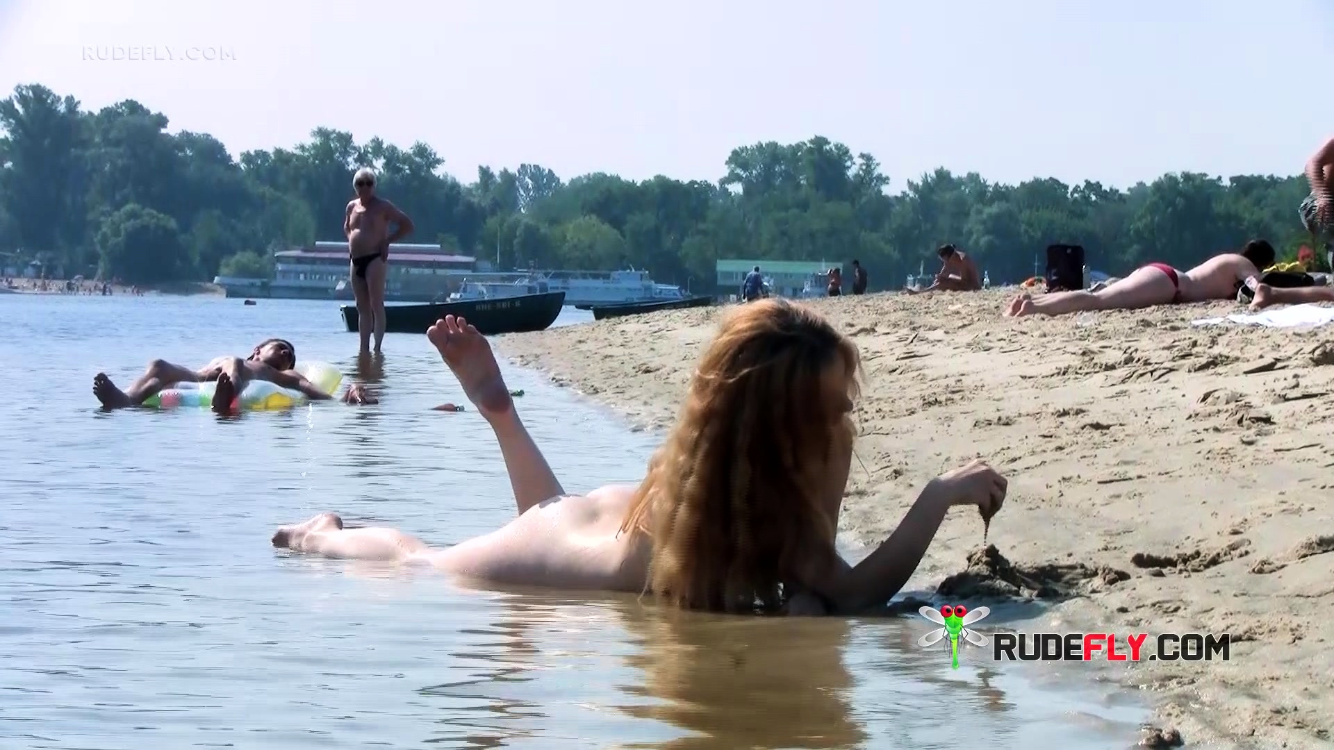 Background Sexy Topless Nude Beach - Nude Beach Girl Has Such A Hot Body Video at Porn Lib