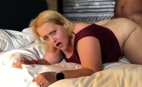 Bbw Blonde Housewife Submits To Hard Pounding On The Bed