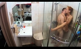 Cute Redhead Teen Gets Nailed By Her Boyfriend In The Shower