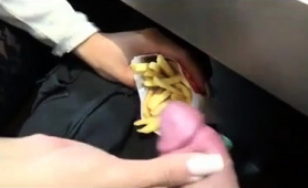 kinky-ho-makes-bf-cum-into-her-fries-right-at-the-restaurant